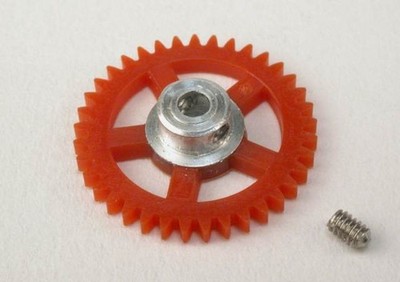 SCALEAUTO - Nylon Gauge Gear 37th. For 3/32'' Axle M50. diam. 18.5mm -red-