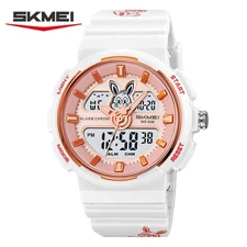 SKMEI Women Sport Watch Digital Wristwatch with Rabbit LED Countdown Girl Watch