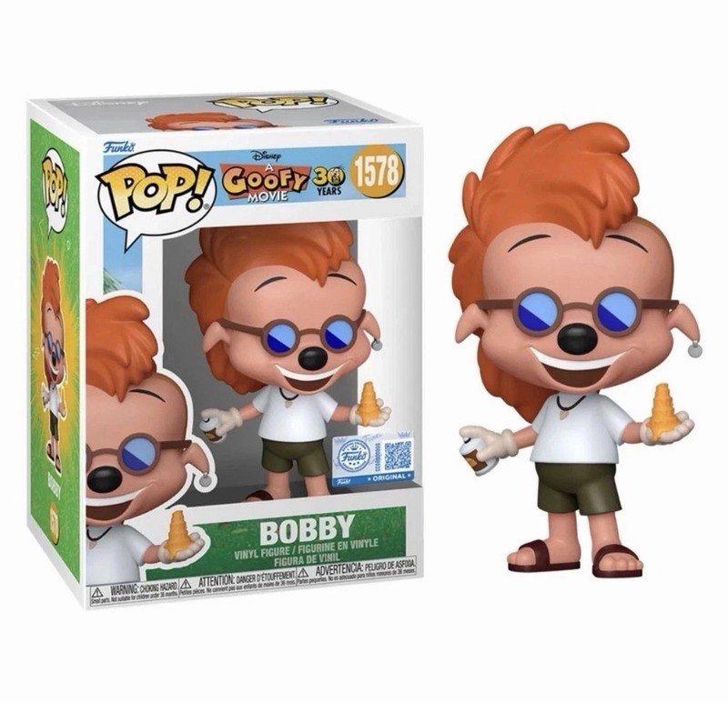 Funko Pop Bobby #1578 Disney A Goofy Movie Funko Exclusive free case protector