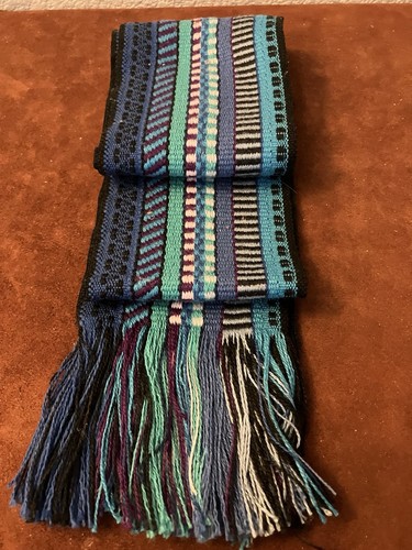 Gorgeous Hand Woven Wool Navajo Sash Belt - 58”