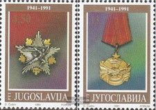 Yougoslavie 2486-2487 (complète edition) oblitéré 1991 Yougoslave armée du peupl