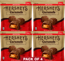 HERSHEY S Caramels, 12 oz Bag, 4 Pack, SHIPS COOL FREE SHIPPING