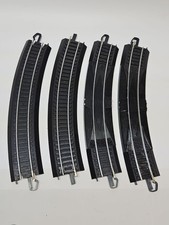 Bachmann 2002 HO Electric Train Set LOT OF 4 E-Z CURVED/ CURVED RERAILER TRACKS