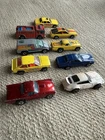LOT OF 9 Vintage Hot Wheels SEE PICS!! Porsche Thunderbird Van Fire Truck