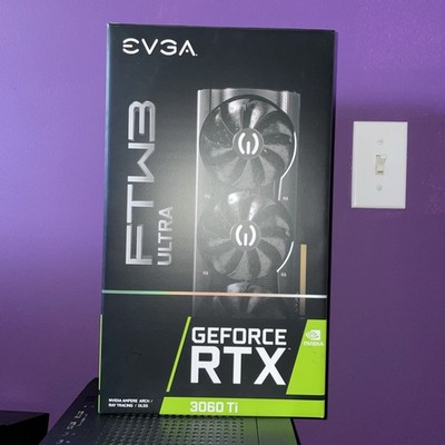 EVGA GeForce RTX 3060 Ti FTW3 ULTRA GAMING - 8GB GDDR6 - USED