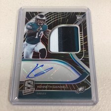 Kenneth Gainwell 2021 Panini Spectra  #11/75 RPA Rookie Patch Auto NASTY PATCH