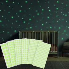Glow in The Dark Stars Stickers for Ceiling, 3D Room Wall Decor Birthday Gift