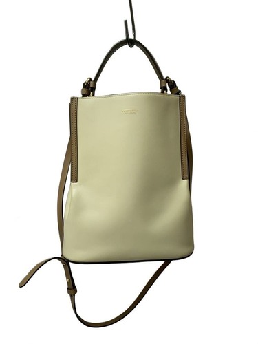 BURBERRY LONDON Shoulder Bag Leather CRM Plain Used
