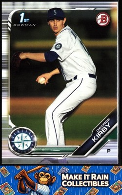 George Kirby 1st 2019 Bowman Draft #BD-115 Seattle Mariners