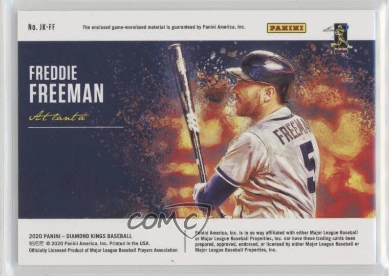 2020 Panini Diamond Kings Jersey Kings Freddie Freeman #JK-FF - Image 2 of 3