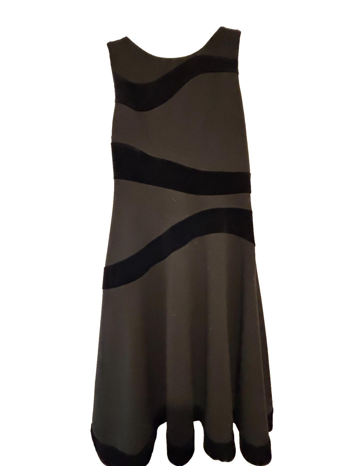Calvin Klein Women's black with velvet dress size 6 never worn
