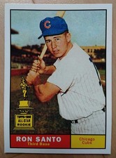 Ron Santo 2005 Topps Rookie Cup #35 Chicago Cubs MLB baseball card used 44w. rookie card picture