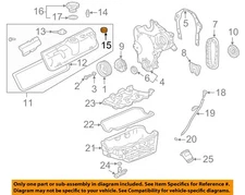 GM OEM 01-05 Aztek EngineTransaxle Engine Parts-Pcv Valve Grommet 14001875