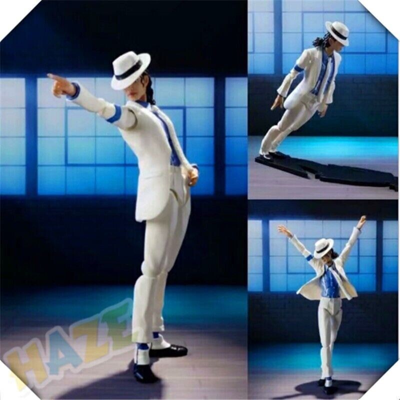 SHF Michael Jackson MJ Smooth Criminal Moonwalk Action Figure Box