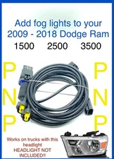2009 - 2018 Dodge Ram 1500 2500 3500  “FOG LIGHT” Harness PLUG AND PLAY