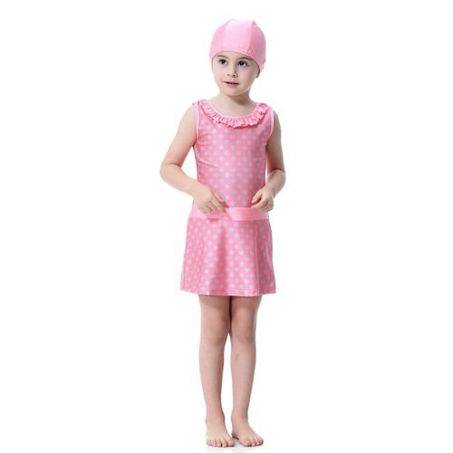 Muslim Kids Girls Swimwear Beachwear Burkini Tops+Pant Swimming Modest Swimsuit - Picture 22 of 299