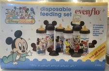 Vintage 1996 Disney Evenflo Disney Babies Disposable Feeding Set Drop in Style💖