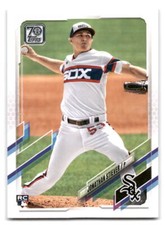 Jonathan Stiever 2021 Topps Baseball #528a Chicago White Sox Rookie RC