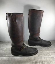 Vintage Gokeys 310 Black Label Leather Snake Proof Hunting Work Mens Boots 9.5