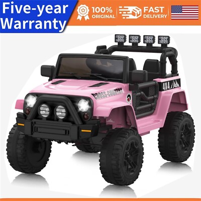 2-Seater Ride On Truck Car 12V Battery Powered Remote Control 2 Speeds Led Music
