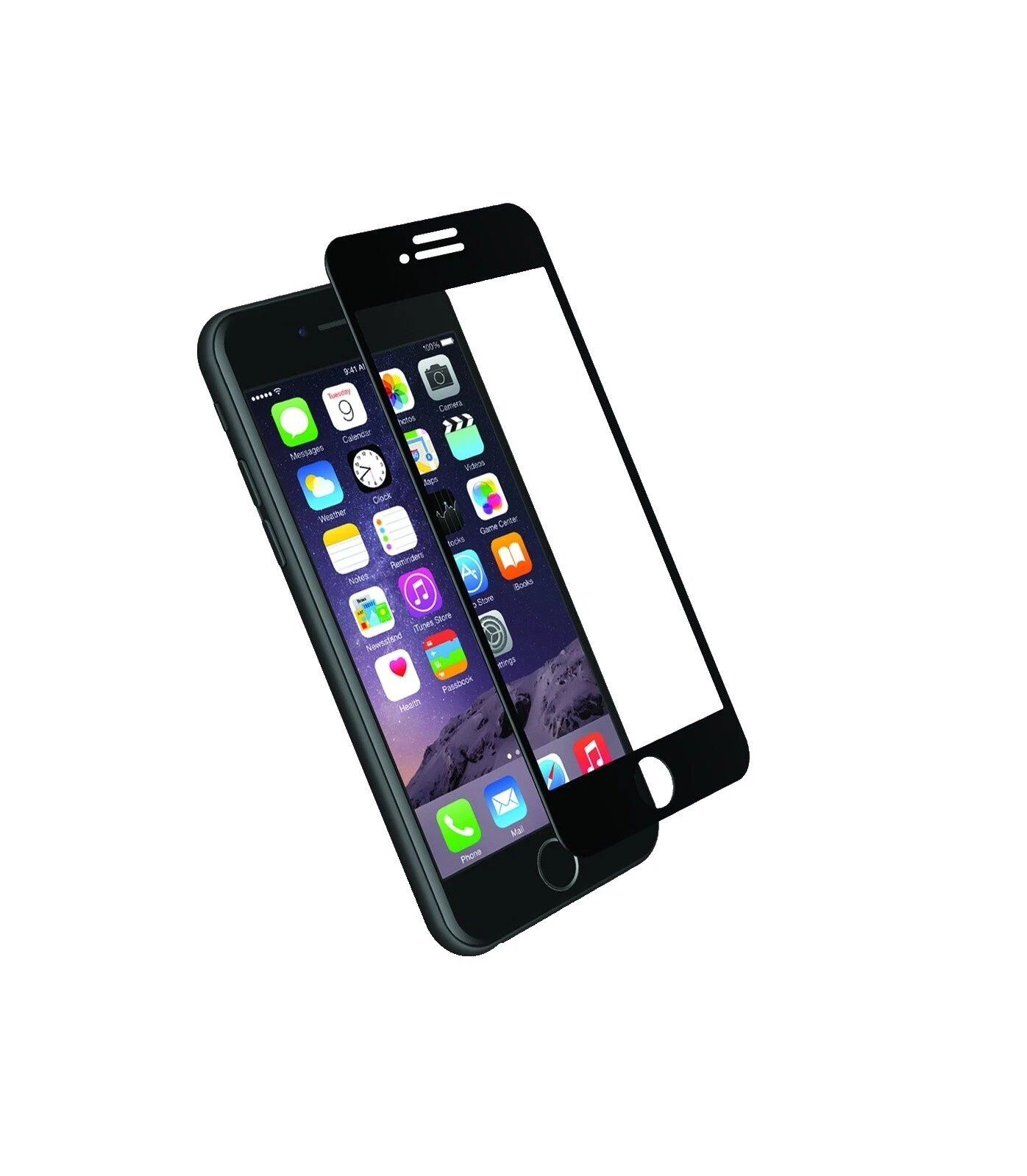 Teléfono celular Cygnett Negro Protectores de pantalla para Apple iPhone 7