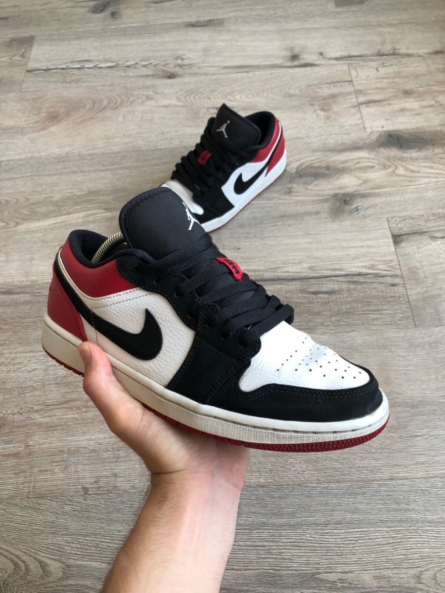 Jordan Retro Low Black Toe Sneakers Vintage