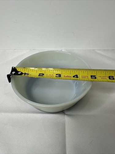 3 Set Lot Fire King Anchor Hocking Glass Cereal Bowls Green Black Two Tone USA - Picture 12 of 13