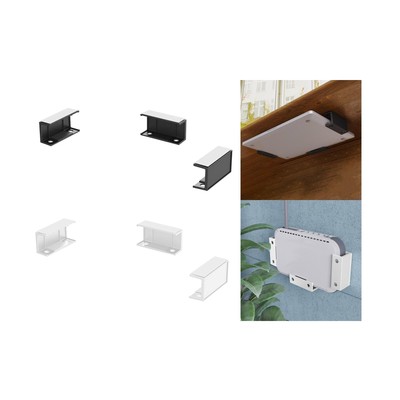 3Pcs under Desk Laptop Mount Notebook Bracket Enhanced Stability Tray Easy