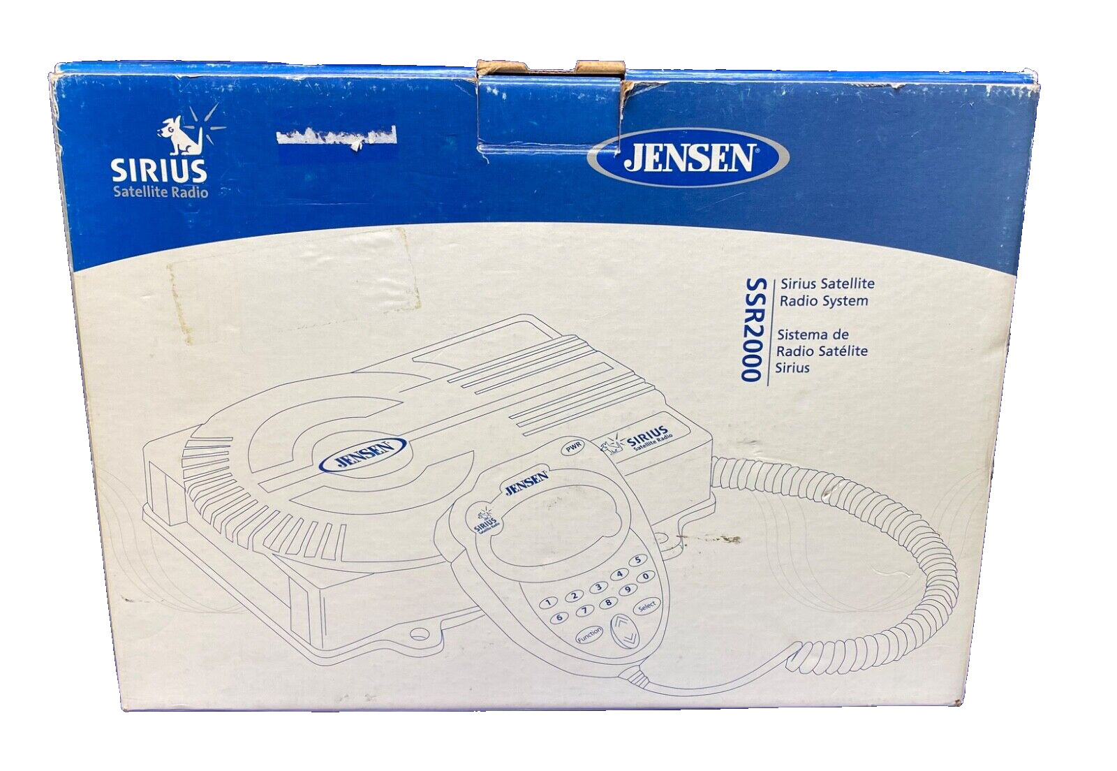 JENSEN SSR200 SIRIUS/XM-Satellite Radio Sys. w/Fm Mod. Car, 