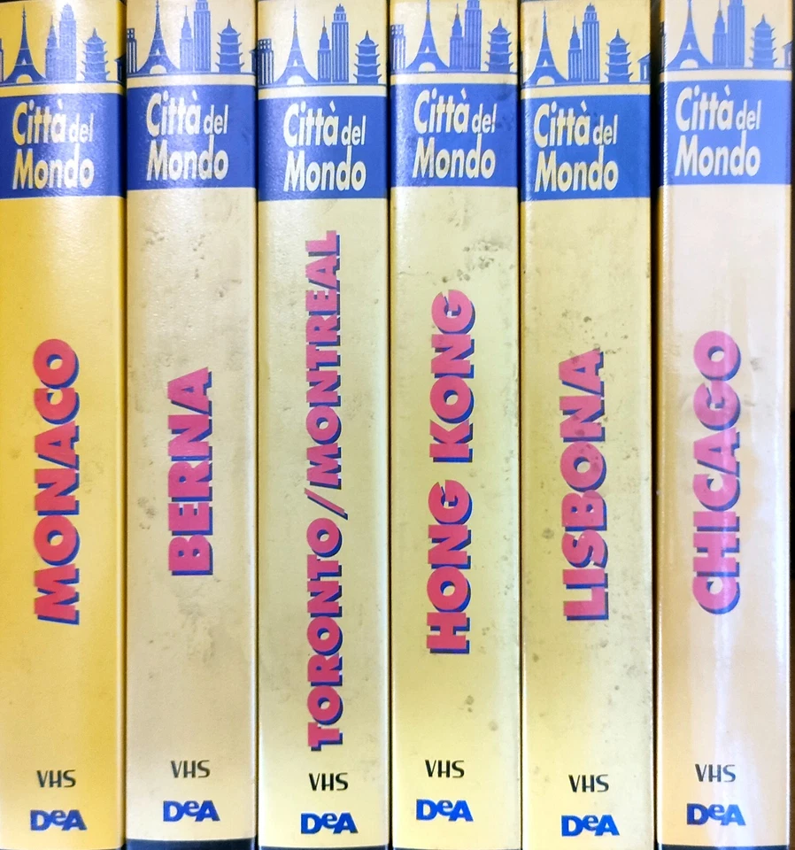 Lotto di 36  VHS De Agostini collana Città del mondo con relativi libretti - Immagine 2 di 4