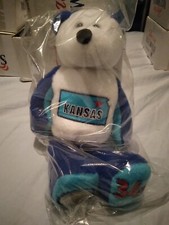 2005 Kansas US Quarter Coin Bear Limited Treasures 8"