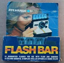 Sylvania Vintage Blue Dot Flash Bar Ten Flashbulbs Original Box New Old Stock