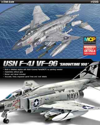 Academy #12515 1/72 USN F-4J Phantom II VF-96 ''Showtime 100'' Plastikmodellbau...
