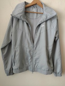 grey nike rain jacket