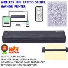 USB Portable Rechargeable Tattoo Transfer Stencil Machine Thermal Copier Printer