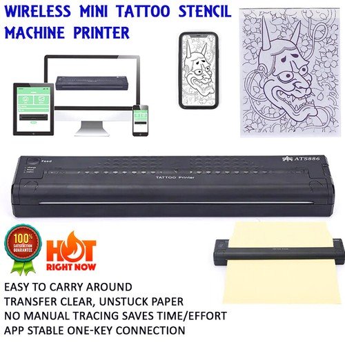 USB Portable Rechargeable Tattoo Transfer Stencil Machine Thermal usb-portable-rechargeable-tattoo-transfer-stencil-machine-thermal