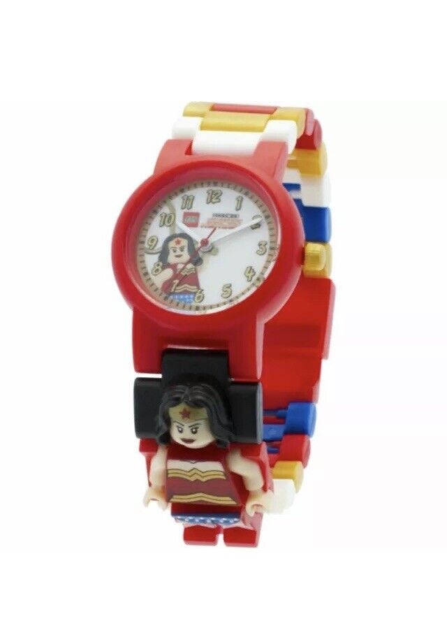 LEGO WONDER WOMAN SUPER HEROES MINIFIGURE LINK CHILDS WATCH 8020271