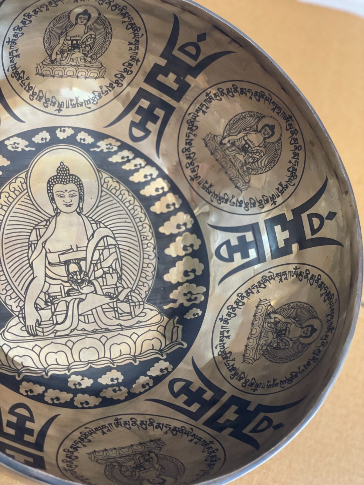 Buddha Mandala Crafted Singing Bowl.