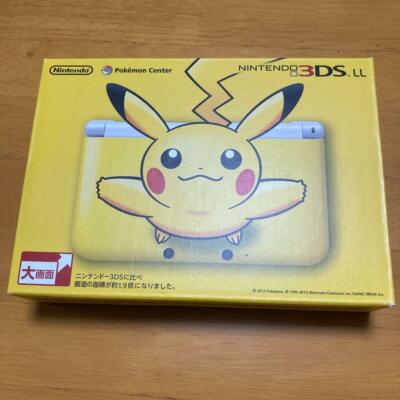 NINTENDO 3DS LL Pikachu Yellow Pokemon Center Limited Edition