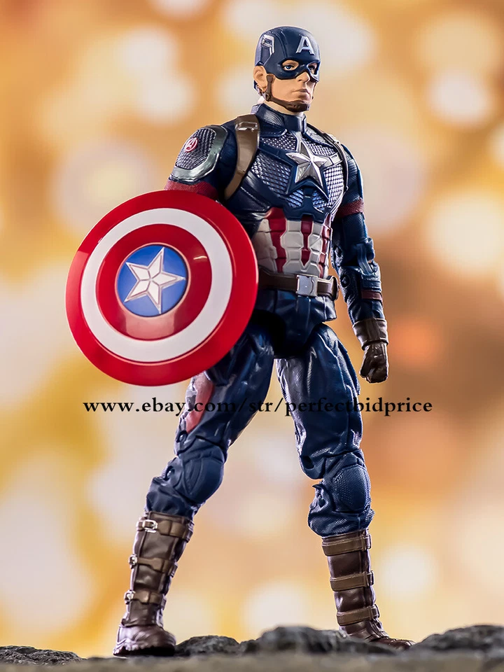 Figura de acción Capitán América Marvel Vengadores Leyendas Héroes de cómic 7" Juguetes nuevos Foto 4 de 4