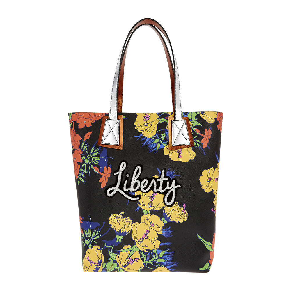 LIBERTY OF LONDON RICHARD QUINN PHLOX MERTON TOTE BAG RRP £395