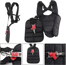 Cabilock Strimmer Double Shoulder Harness Strap Padded Belt Trimmer Gardening