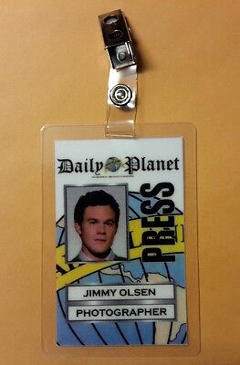 Superman Smallville ID Badge Jimmy Olsen Photograher costume prop cosplay