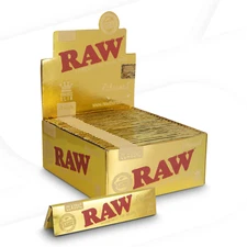 RAW Ethereal King Size Slim Rolling Papers Designed Phenomenally Thin | Full Box