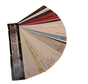 Sample Guide - Paper Weights and Colors as Presented by Folder Express