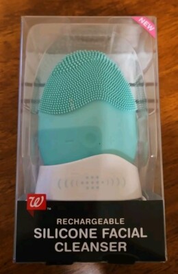   Walgreens Rechargeable Silicone Facial Cleanser Green Brand New FreeShip 