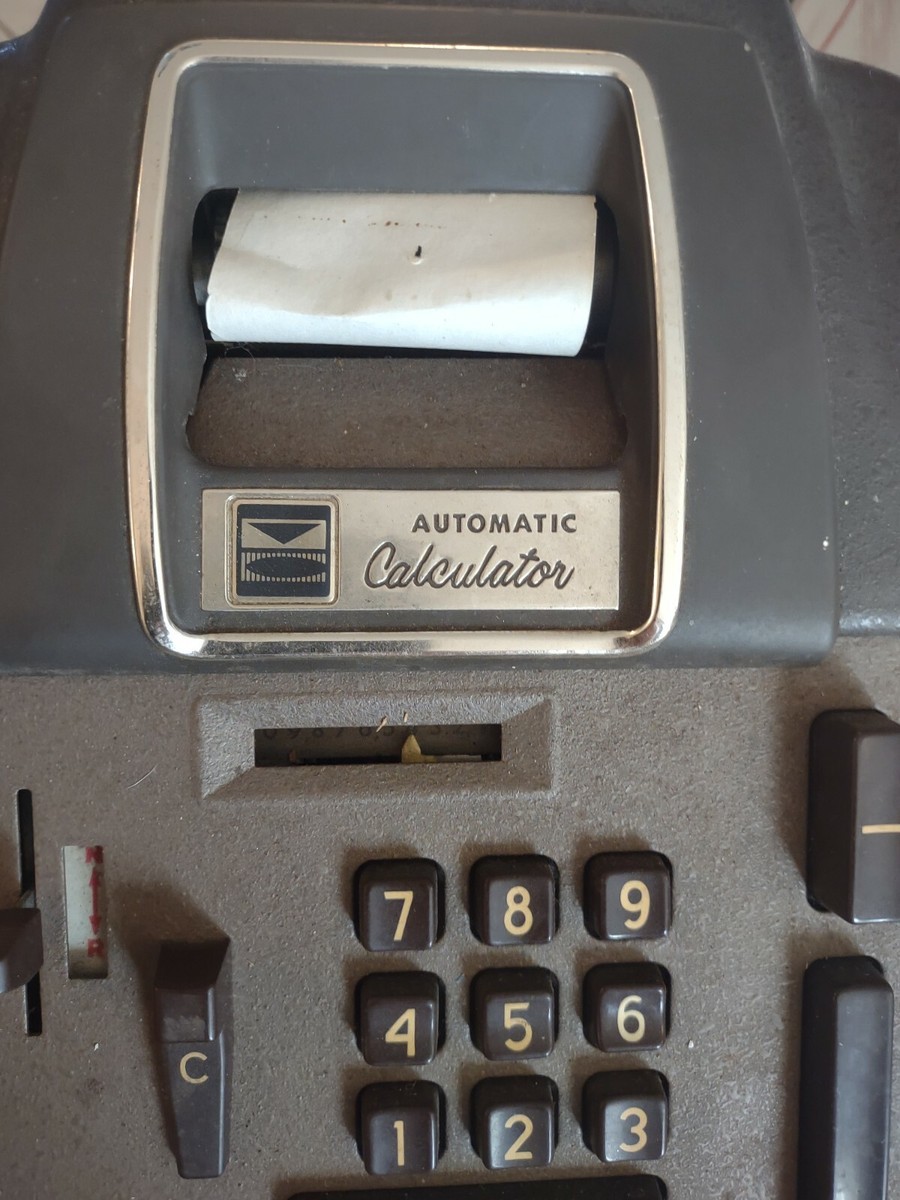 Victor Automatic Calculator Model #73 85 54 No Plug Not Victor Automatic Calculator Model #73 85 54 No Plug Not