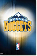 BASKETBALL POSTER Denver Nuggers Logo NBA 2011