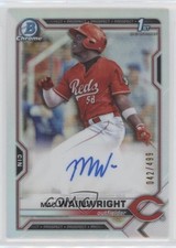 2021 Bowman Chrome Prospects Refractor 42/499 Mac Wainwright #CPA-MW Auto 8d4