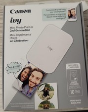 Canon Ivy 2nd Generation Mini Photo Printer, Open Box